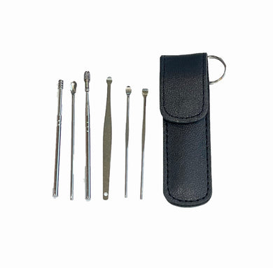 Leather Pouch Ear Cleaning Kit