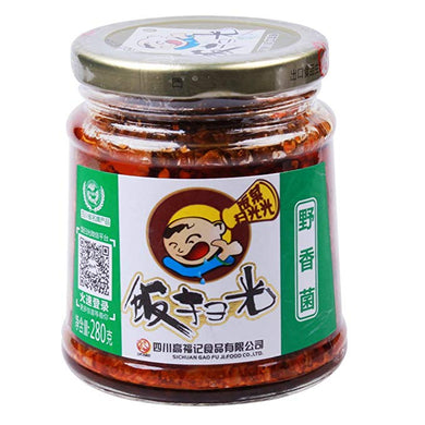 FSG Preserved Cooked Fungus 280g <br> 飯掃光 野香菌