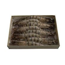 Load image into Gallery viewer, (6/8) NSFIL Premium Semi-Individually Quick Frozen Raw Head on Shell on Black Tiger Prawns (6/8) 1kg, Net 750g