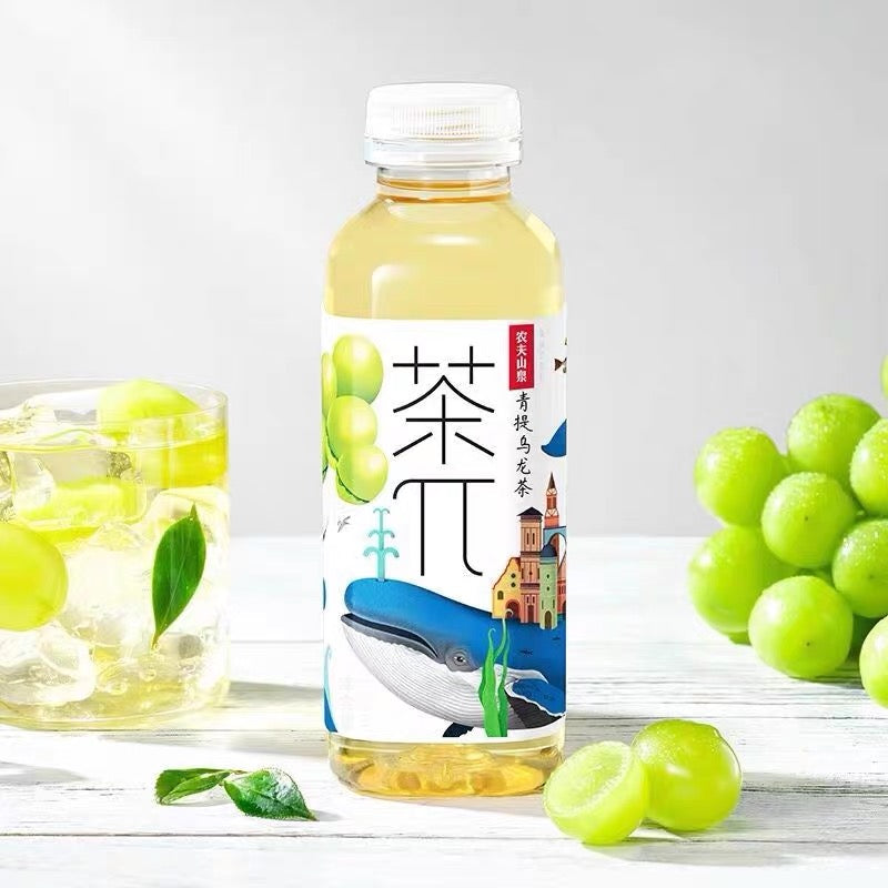 NFS Green Grape Oolong Tea 500ml*** 農夫山泉-青提烏龍茶