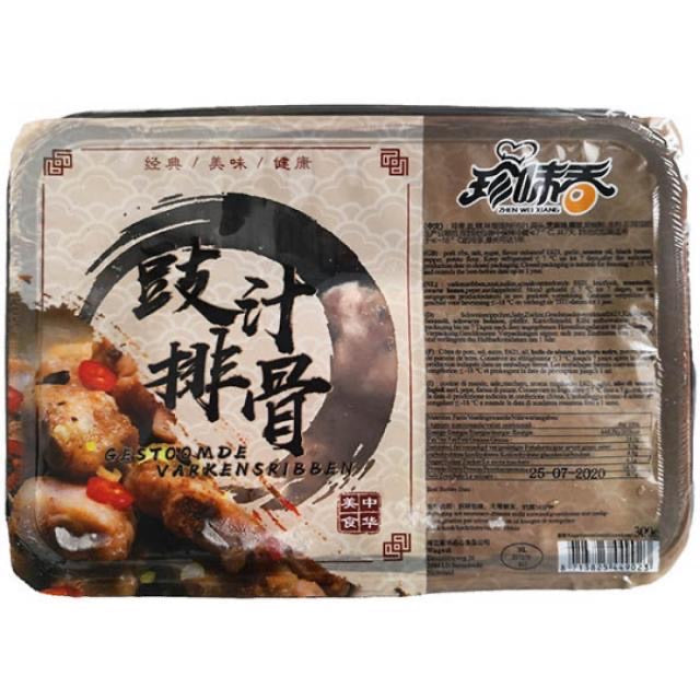 Zhen Wei Xiang Frozen Cooked Spare Ribs with Black Beans 300g <br> 珍味香豉汁排骨