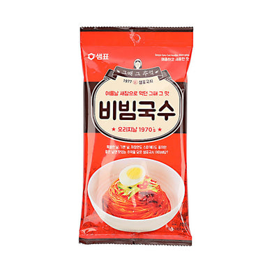 Sempio Spicy Cold Noodles Bibim Guksu 135g <br> Sempio 韓式辛辣冷拌麵