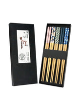 Load image into Gallery viewer, Chopsticks - Multicolor Painting (Gift Box) 5pairs *** <br> 筷子 - 彩繪 (禮盒裝) 5對裝