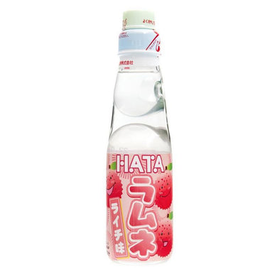 Hata Ramune Bottle - Lychee 200ml *** <br> Hata 波子汽水 - 荔枝味