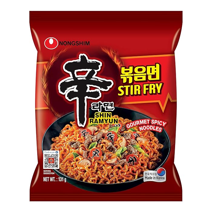 Nongshim Shin Ramyun Noodle - Stir Fry 131g <br> 農心辛辣撈麵