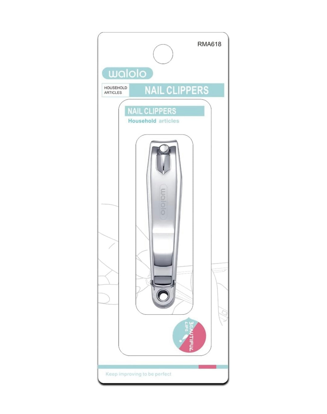 Walolo Nail Clipper 80mm 1pc *** <br> 指甲鉗