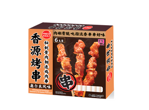 FRESHASIA Frozen Chicken & Cartilage Skewers - Orleans Flavour 240g <br> 香源秘制骨肉相連雞肉串 - 奧爾良風味