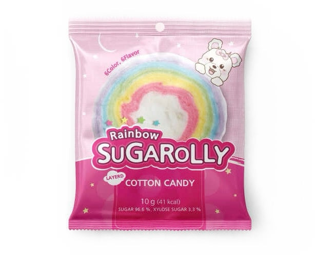 Sugarolly Rainbow Layered Cotton Candy 10g ***