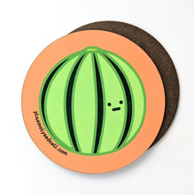 Load image into Gallery viewer, (A Set of 6) Hand Drawn Glossy Coaster - Cartoon Food Art Series