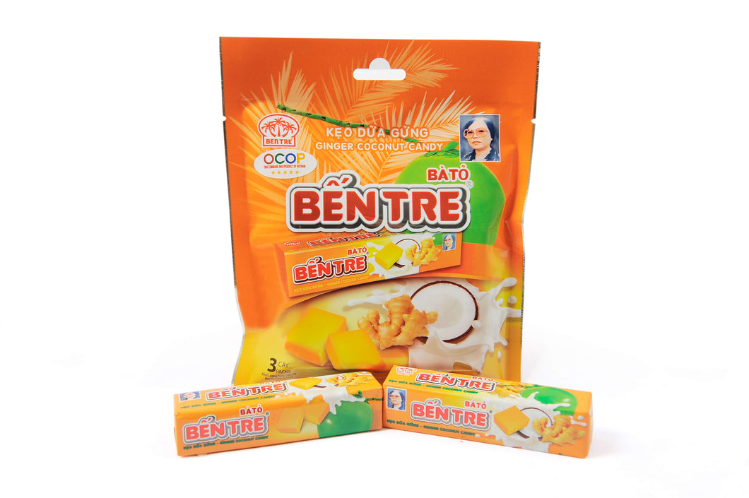 BENTRE Coconut Candy (Chewy Candy) - Ginger (1Pack) 50g