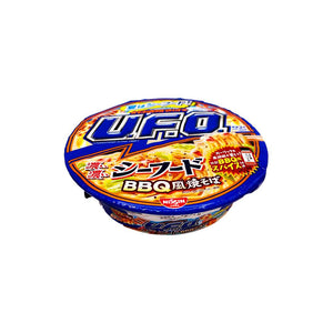 Nissin UFO - Yakisoba Noodles Deep Seafood BBQ Flavour 105g <br> 日清UFO飛碟 - 深海鮮燒烤風味