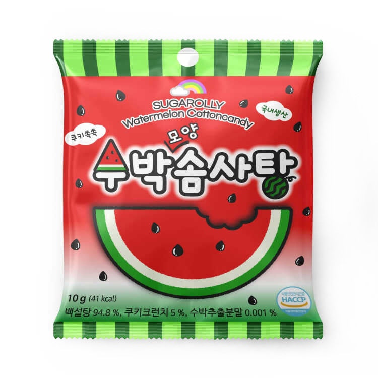 Sugarolly Watermelon Cotton Candy 10g ***
