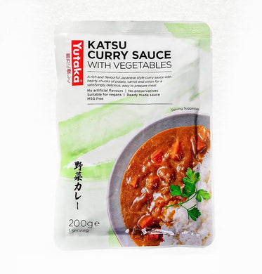 Yutaka Instant Katsu Curry Sauce with Vegetables 200g