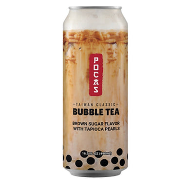 Pocas Bubble Tea - Brown Sugar 490ml <br> Pocas 珍珠奶茶 - 黑糖味