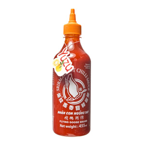 Flying Goose Sriracha Chilli Sauce - Yuzu 455ml <br> 飛鵝牌是拉差辣椒醬 - 柚子