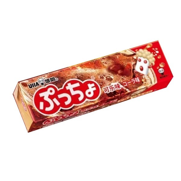 UHA Puccho - Strong Cola Flavour 50g *** <br> 味覺糖 噗啾軟糖 - 可樂味