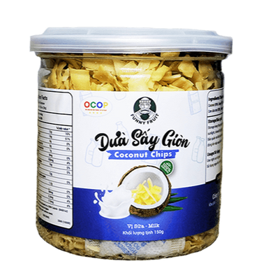 Dried Coconut Chip Snack (Milk) - 150g