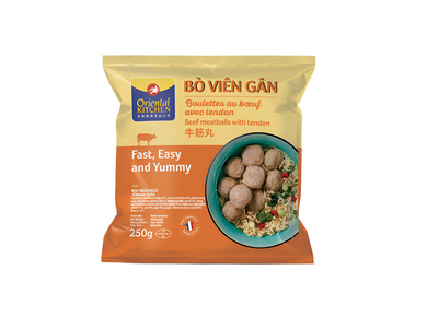 Oriental Kitchen Beef Meatballs With Nerve 250g <br>萬興牛筋丸