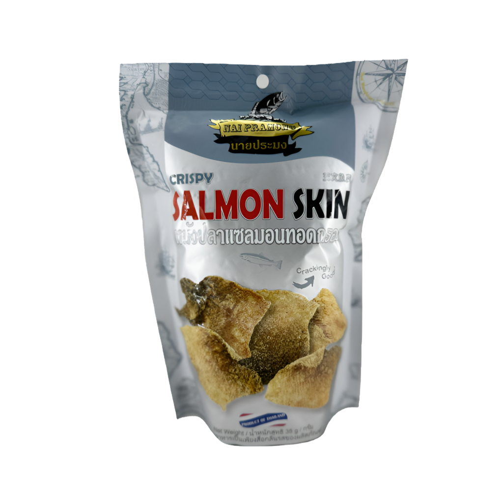 Nai Pramong Salmon Skin - Original 35g <br> Nai Pramong 香脆三文魚皮 - 原味