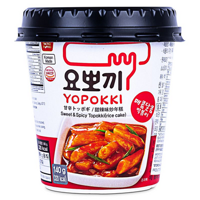Youngpoong Yopoki Cup (Sweet & Spicy Topoki) 140g <br> Youngpoong 韓式炒年糕杯 (甜辣味)