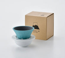 將圖片載入圖庫檢視器 COFIL Fuji Ceramic Coffee Drip Filter Cup - Teal