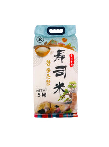 J & K Short Grain Sushi Rice 5kg J & K 壽司米 – Hekede - Asian Mart & Cafe