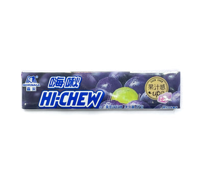 Morinaga Hi Chew Green Grape Chewy Candy 57g *** <br> 嗨啾葡萄味 好嚼軟糖