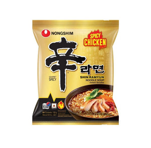 Nongshim Shin Ramyun Noodle Soup - Spicy Chicken 120g <br> 農心辛辣雞麵