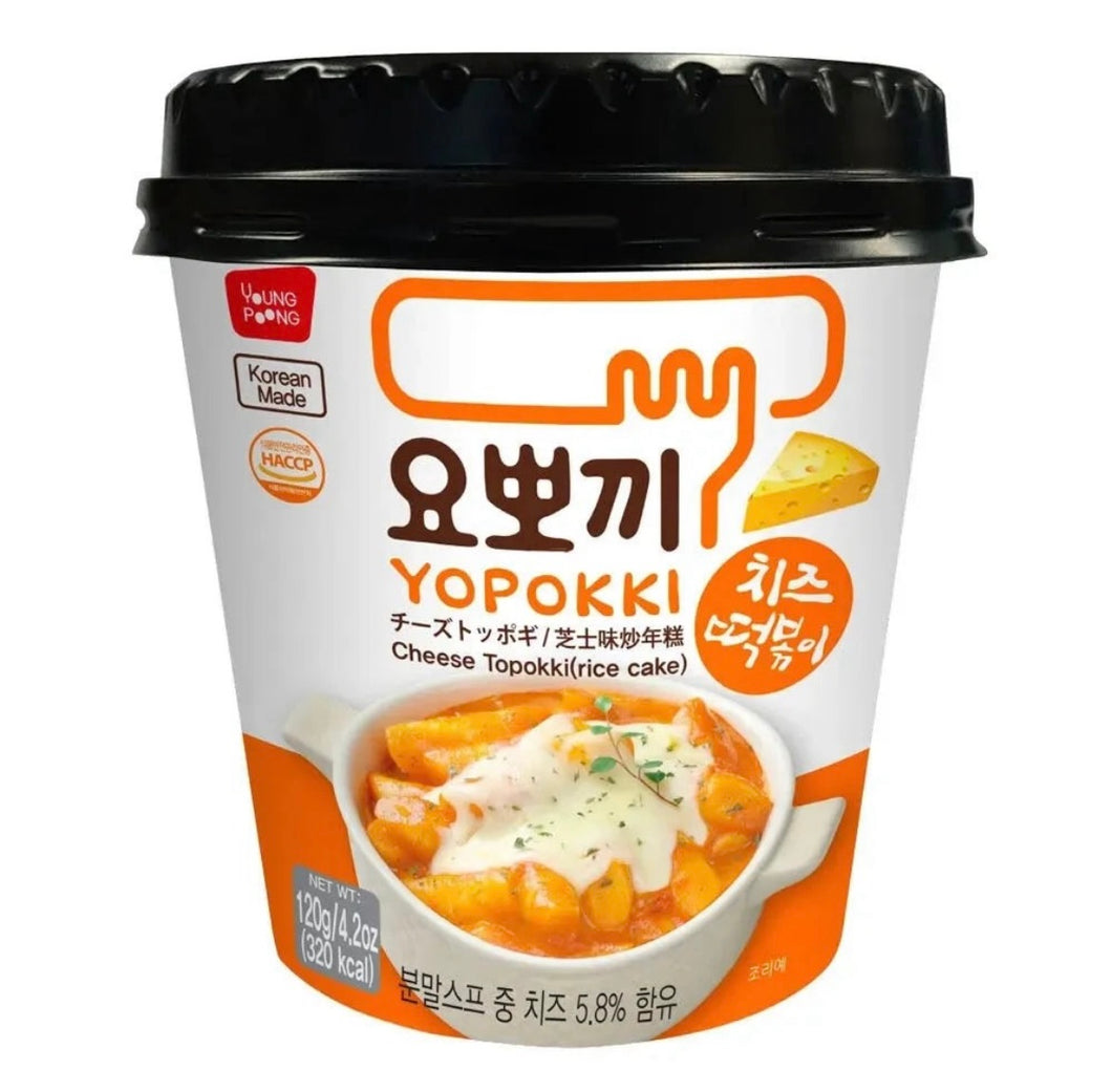 Youngpoong Yopoki Cup (Cheese Topoki) 120g <br> Youngpoong 韓式炒年糕杯 (芝士味)