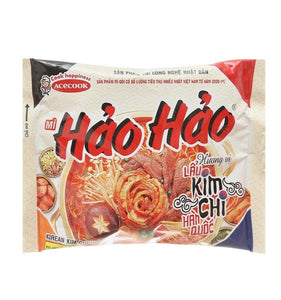 Acecook Háo Háo Instant Noodles - Korean Kimchi Hotpot Flavour 75g BBD: 26/7/2024