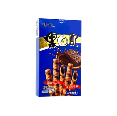 WW Wafer Rolls - Chocolate Flavour 56g <br> 旺旺 黑白配 - 巧克力味