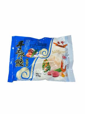 Honor Dumplings - Pork with Prawn Egg & Chives 410g <br> 康樂手工水餃 - 豬肉三鮮