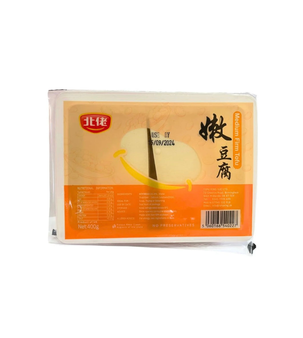 Tofu King Medium Tofu 400g <br> 北佬嫩豆腐