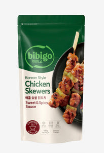 CJ Bibigo Korean Style Chicken Skewers - Sweet & Spicy 180g <br> CJ Bibigo 韓式雞肉串燒 - 甜辣味