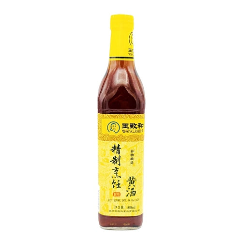 WZH Refined Yellow Cooking Wine 500ml <br> 王致和精制烹飪黃酒