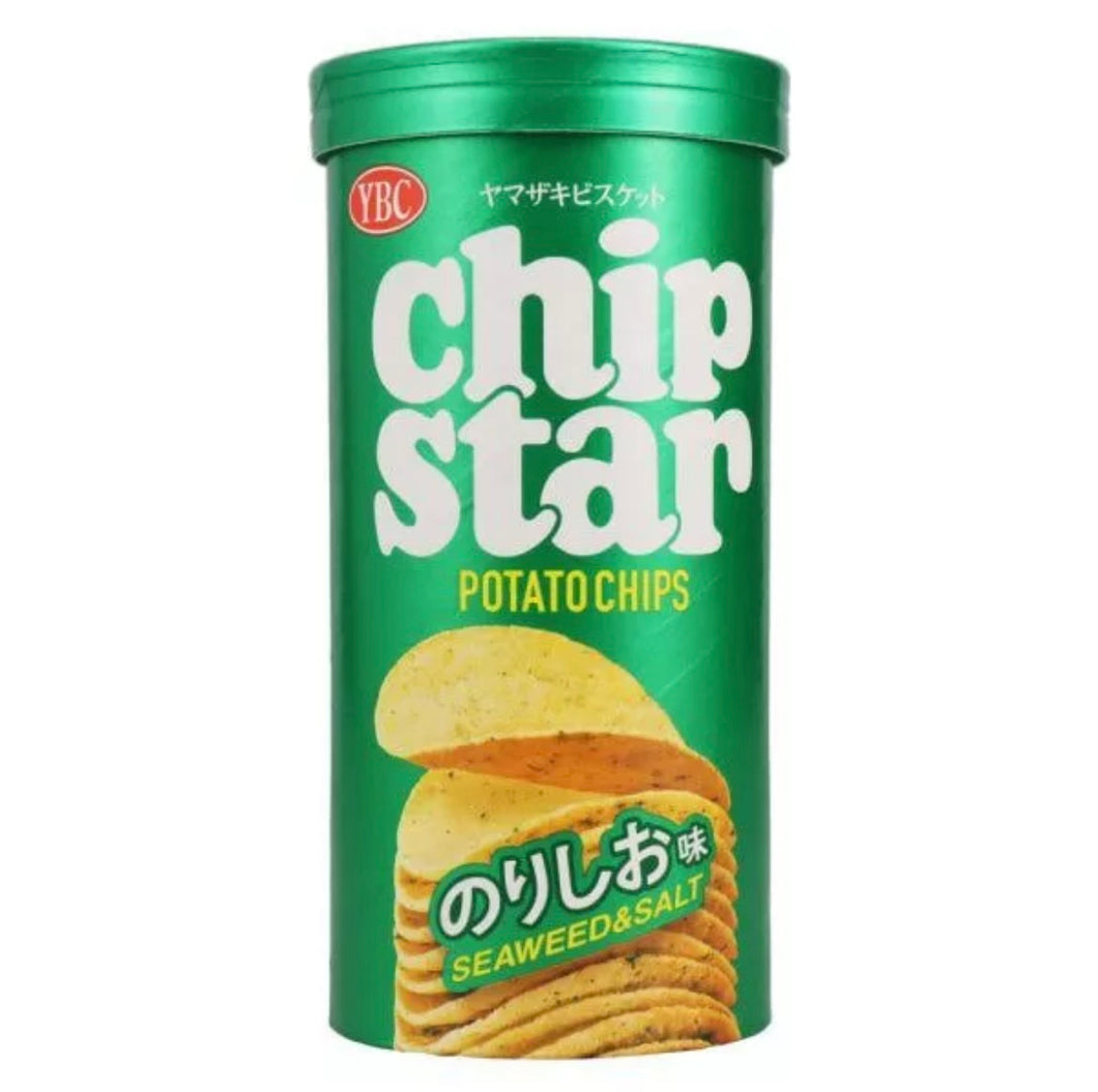 Yamazaki Biscuits Chipstar Potato Chips - Seaweed & Salt 45g <br> YBC Chipstar 薯片 - 海苔鹽味