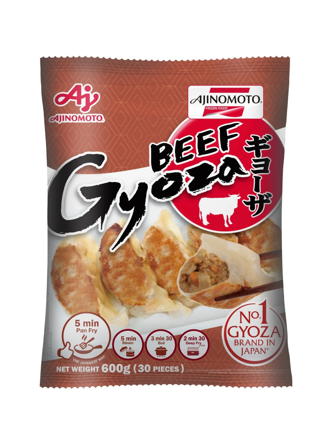 Ajinomoto Japanese Style Beef Gyoza 600g <br> Ajinomoto 日式牛肉鍋貼