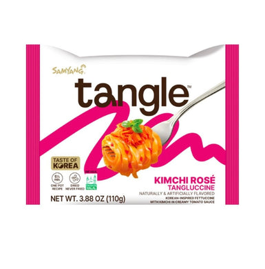 Samyang Tangle Kimchi Rose Flavor Tangluccine 110g (Single Pack)<br> 三養 Tangle 韓式泡菜玫瑰味意大利粉 (單包裝)