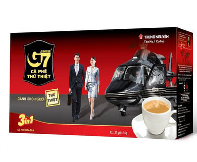 G7 instant coffee with milk (3 in 1) - 21 packs x16 gram