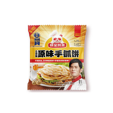 LQQM Puff Paratha Pancake-Original Flavour (5pcs) 400g <br> 粮全其美香酥手抓餅-原味(周杰倫) (5片裝) (Copy)