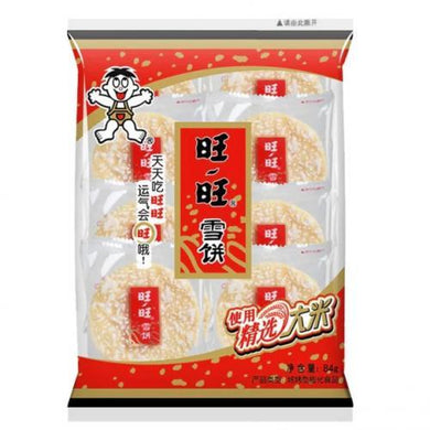 WW Shelly Senbei Rice Crackers 84g <br> 旺旺 雪餅