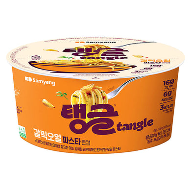 Samyang Tangle Garlic Oil Flavor Pasta 100g (Big Bowl) <br> 三養 Tangle 蒜油味意大利粉 (大碗)