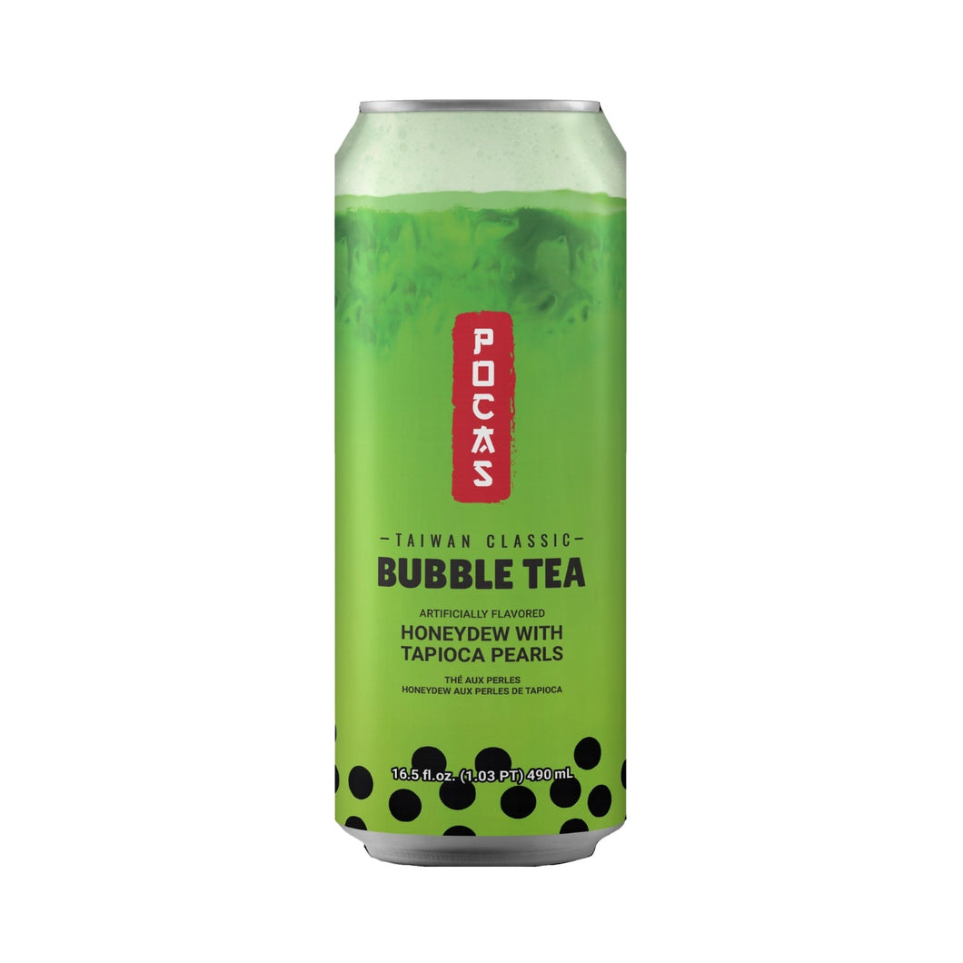 Pocas Bubble Tea - Honeydew 490ml <br> Pocas 珍珠奶茶 - 蜜瓜味