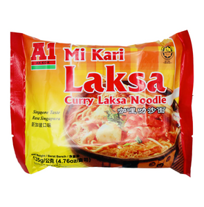 A1 Curry Laksa Instant Noodle 135g <br> A1 咖哩叻沙即食麵