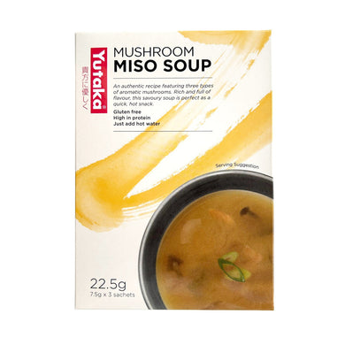 Yutaka Instant Miso Soup with Mushroom (3pc) 22.5g