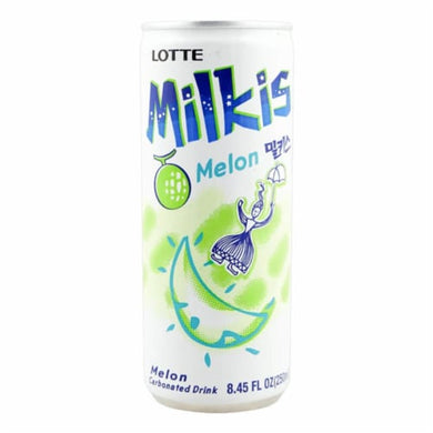 Lotte Milkis (Melon) 250ml *** <br> 樂天牛奶蘇打碳酸飲料 (蜜瓜味)