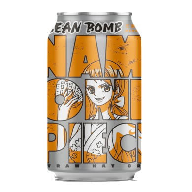 Y.H.B. Ocean Bomb & One Piece (Nami) Sparkling Water - Mango 330ml <br> 海洋深層氣泡水 (海賊王-娜美) - 芒果風味