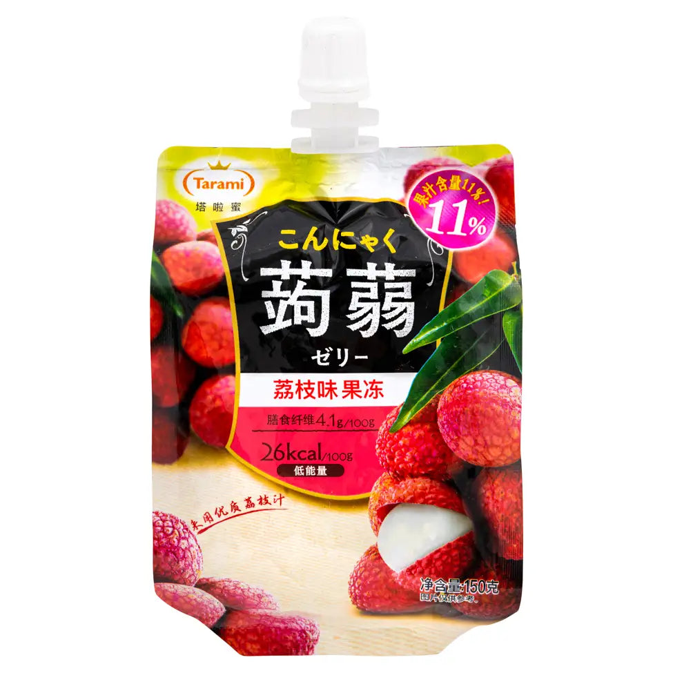 Tarami Lychee Flavoured Konjac Jelly Drink 150g *** <br> Tarami 美味蒟蒻果凍飲品 荔枝味