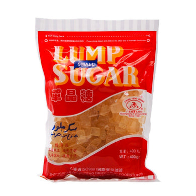 ZF Lump Sugar - Yellow 400g <br> 正豐水晶黃冰糖粒