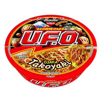 Nissin UFO - Yakisoba Noodle Osaka Takoyaki Flavor 97g BBD14/01/2024<br> 日清UFO飛碟 - 大阪章魚燒風味